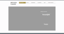 Desktop Screenshot of beyondvanity.com