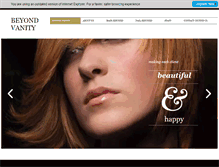 Tablet Screenshot of beyondvanity.com